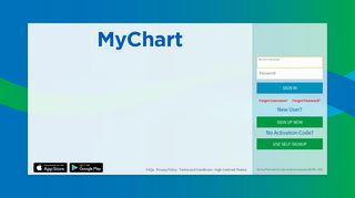 MyChart - Login Page - Mercy Health