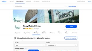 Working at Mercy Medical Center: 59 Reviews about Pay & Benefits ...