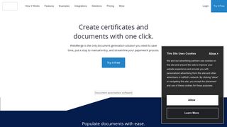WebMerge: Document Automation & Generation | Contracts, Apps ...