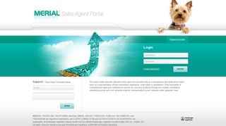 MERIAL Sales Agent Portal: Login