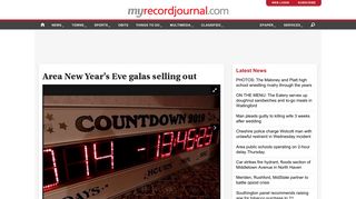 Area New Year's Eve galas selling out - Record Journal