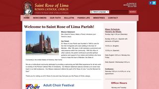 St Rose of Lima: Welcome to Saint Rose of Lima Parish!
