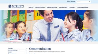Communication | Meriden: An Anglican School For ... - Meriden School