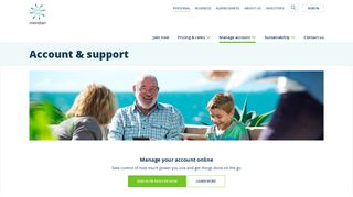 Account & support - Meridian Energy