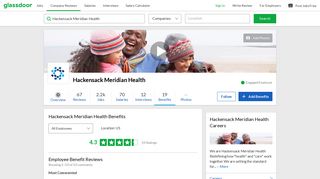Hackensack Meridian Health Employee Benefits and Perks | Glassdoor