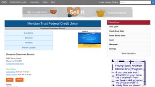 Meridian Trust Federal Credit Union - Credit Unions Online
