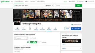Merit Integrated Logistics Employee Benefits and Perks | Glassdoor