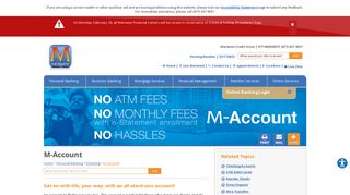 M-Account Checking - Meriwest Credit Union
