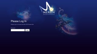 Merlin Entertainments | Login - Sea Life