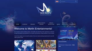 Merlin Entertainments Homepage