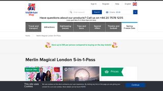 Merlin Pass | Magical London 5-in-1 Pass | VisitBritain | VisitBritain