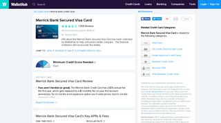 Merrick Bank Secured Visa Card - WalletHub