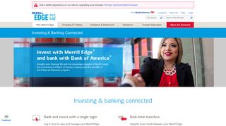 Investing & Banking Connected - Merrill Edge