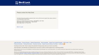 Merrill Lynch - Call HelpDesk