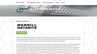 Merrill Datasite - Dataroom Review