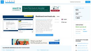 Visit Blackboard.merrimack.edu -