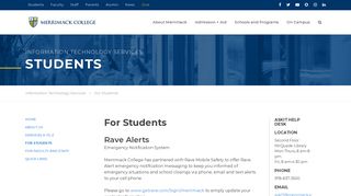 Students | Merrimack College