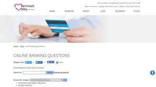 Online Banking Questions - Merrimack Valley Credit Union