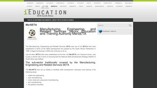 MerSETA | Skills Education Training Authorities. SETA Offices in South ...