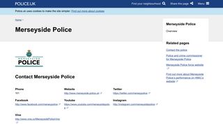 Merseyside Police - Police.uk