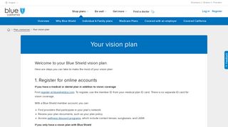 Your vision plan - Blue Shield of California | California Health Insurance