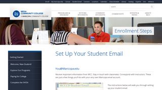 Set Up Your Student Email | Mesa Community College