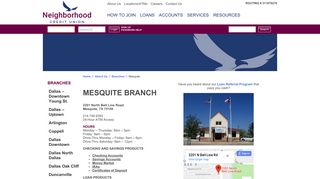Neighborhood Credit Union | Mesquite, Texas | Checking and Savings ...