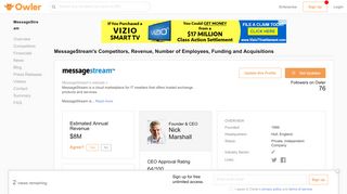 MessageStream Competitors, Revenue and Employees - Owler ...