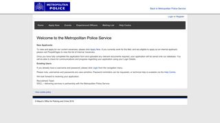 Welcome - Police Careers (MET)