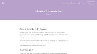 08 Single Sign On - Metabase