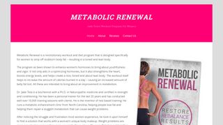 Metabolic Renewal Workout - Jade Teta Program For Women