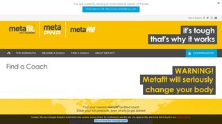 Metafit UK - Find a Coach - Find your local Metafit coach