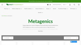 Metagenics | Brands | Net Pharmacy