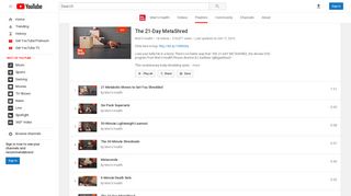 The 21-Day MetaShred - YouTube