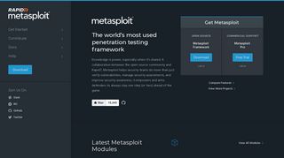 Metasploit | Penetration Testing Software, Pen Testing Security ...