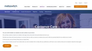 Customer Care - Metaswitch