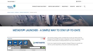 Metasys Launcher | Johnson Controls