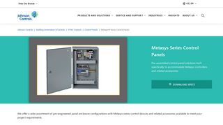 Metasys® Series Control Panels | Johnson Controls