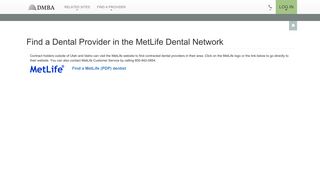 Find a MetLife Dental Provider - DMBA.com