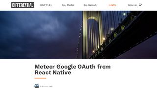 Meteor Google OAuth from React Native - Differential