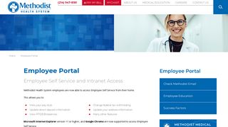 Employee Portal | Hospitals in Dallas - Methodist Health System