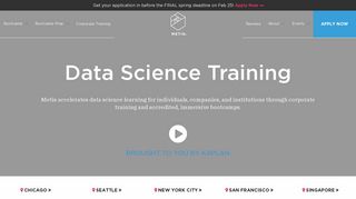 Metis: Data Science Training