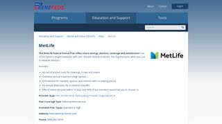 MetLife for FEDVIP | BENEFEDS