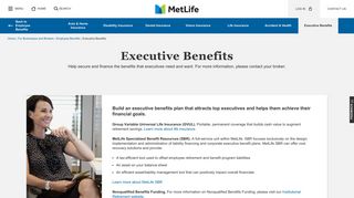 Executive Benefits | MetLife