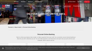 Metro Bank online banking | Personal | Metro Bank