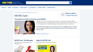 Metro Wholesale Card Experience – METRO Cash & Carry | METRO ...