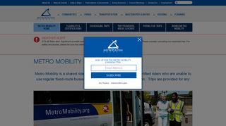 Metro Mobility Home - Metropolitan Council