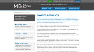 Savings Accounts - Metro Moneywise Credit Union Rochdale ...