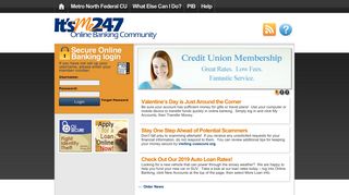 Metro North Federal CU - Online Banking Community