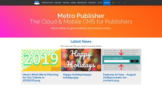 Metro Publisher™ — the Content Platform (CMS) for Publishers ...